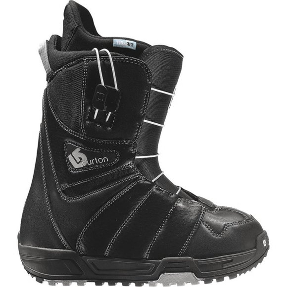 NEW! Burton Mint Womens Snowboard Boots!  Size 4 or 5 (Euro 34 or 35)  Black - Picture 2 of 2